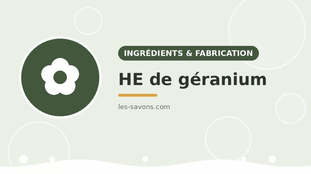 HE de géranium